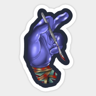 calling doctor deadhand Sticker